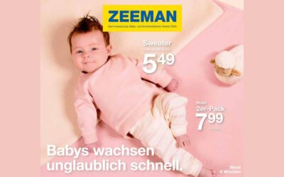 Der Zeeman Babyprospekt ist da!
