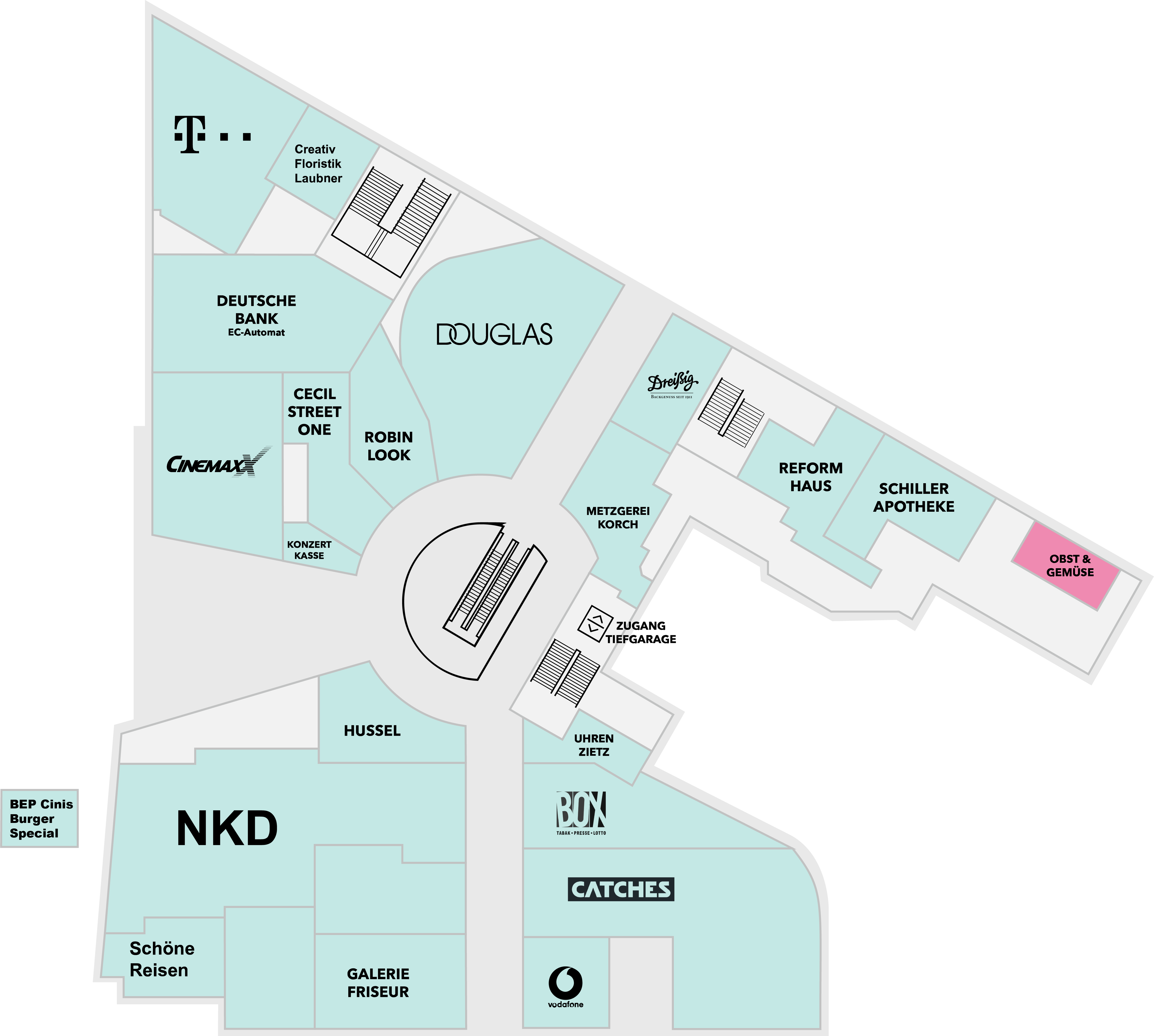 ObstundGemüseSchiller Galerie Dresden Centerplan