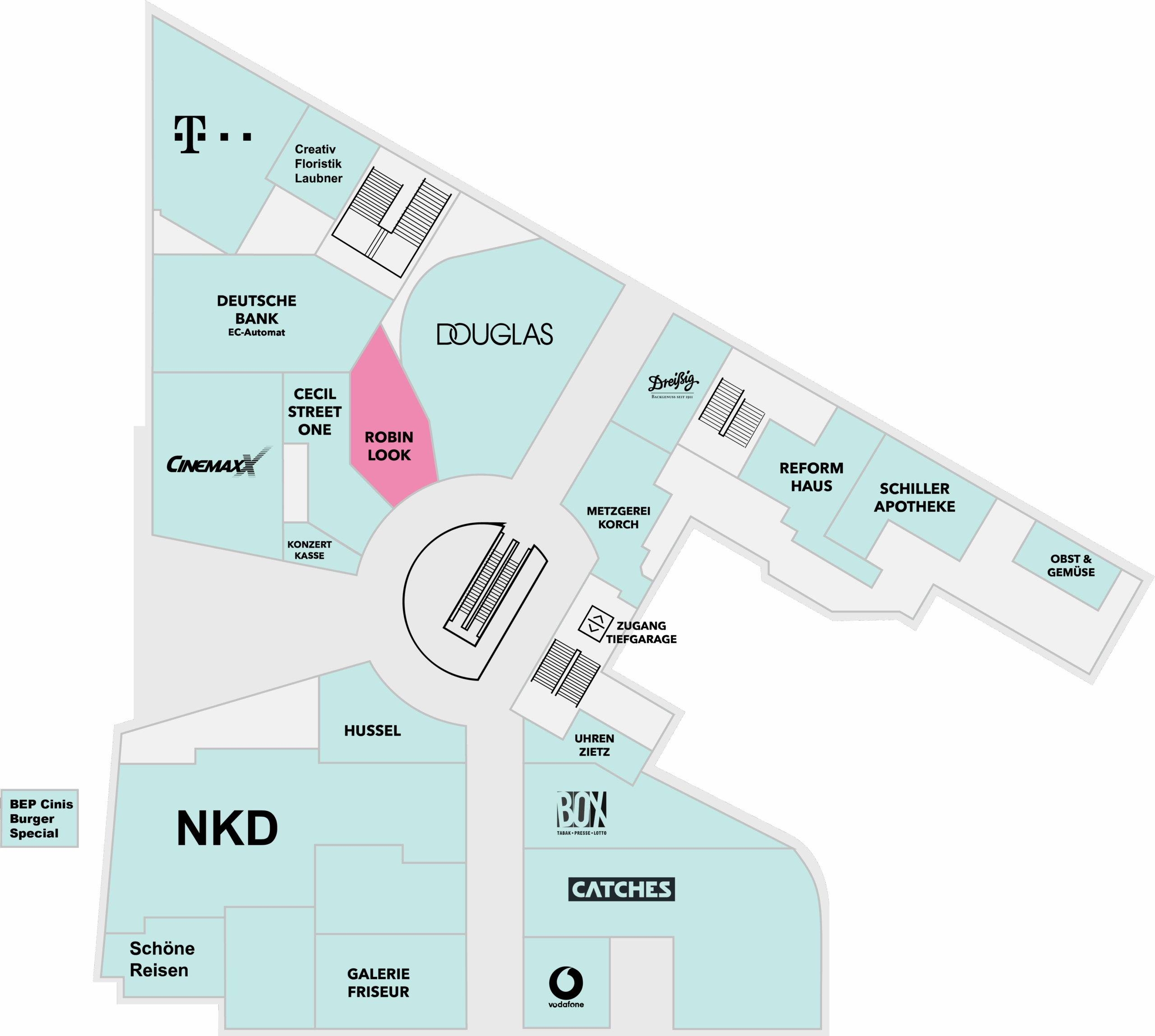 Robin Look Schiller Galerie Dresden Centerplan