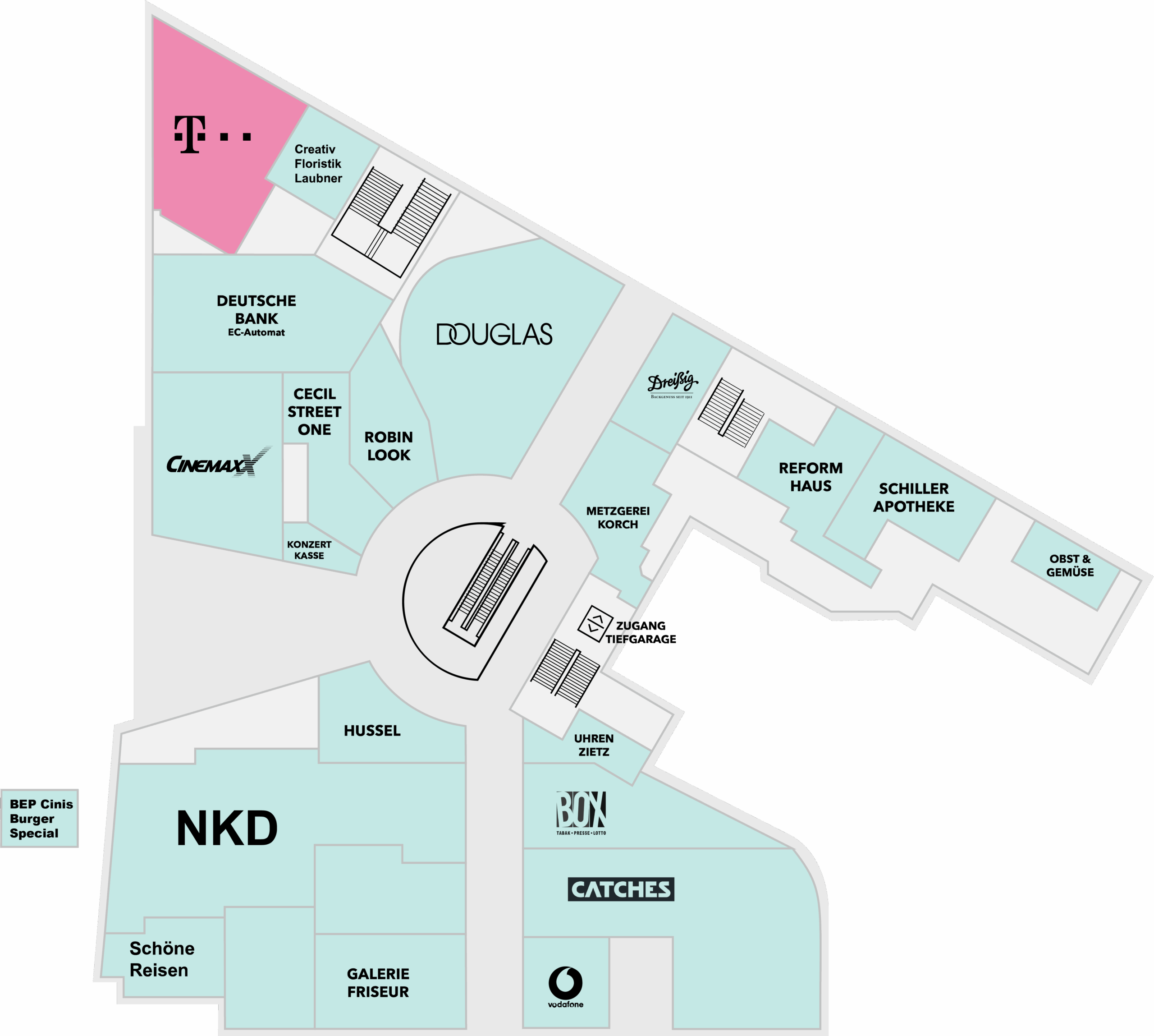 Neu TelekomCenterplan Schiller Galerie Dresden-EG Telekom Schiller Galerie Dresden Centerplan